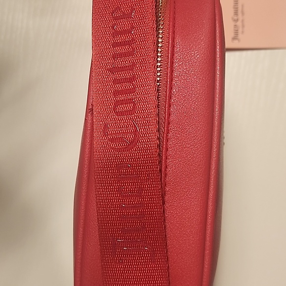 New! Juicy Couture “Juicy” Red Rhinestone Crossbody | Y2K Iconic Bag - Picture 10 of 12